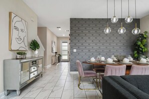 Large dining room area