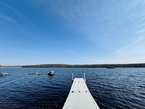 Lakefront with dock