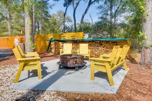 Shared Fire Pit | Shared Gazebo | Private Outdoor Shower | Private Grills