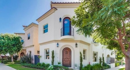 Beautiful Mediterranean-Style home located in a quiet tree-lined street.