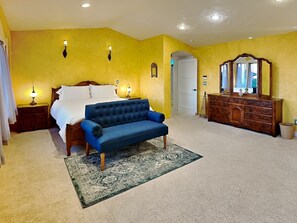 Master Bedroom with King Bed and Oceanview Patio