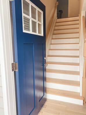 Renovated entry - opened stairs to living space