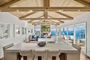 Ocean Views throughout home! Open Concept & Indoor/Outdoor Living/Dining