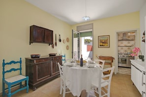 Kitchen and dining area