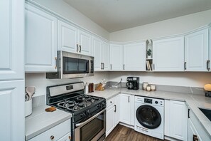 Step into culinary paradise! Our kitchen is fully equipped with state-of-the-art appliances, ready to elevate your cooking experience to new heights.