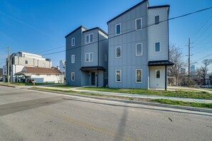 Exterior | 3-Story Home | Bedroom/Full Bathroom on 1st Floor