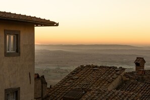 Blick von der Unterkunft