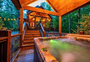 Bain à remous extérieur