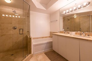 Master bathroom + Hot tub