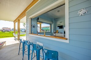 Wanna watch the game while you BBQ? This is the spot!