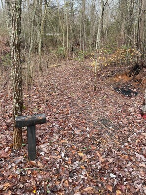 Entrance to on site trail