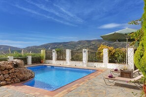Lying by the pool