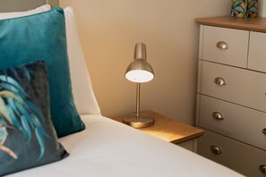 The Bedroom: make yourself comfortable and relax with a book of an evening.