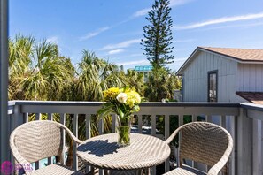 Ocean breezes from the balcony