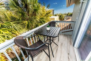 Partial ocean views from private balcony