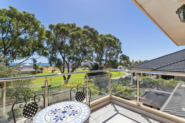 Perfect balcony with a view