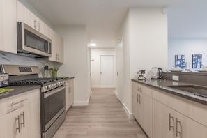 Spacious and fully equipped kitchen