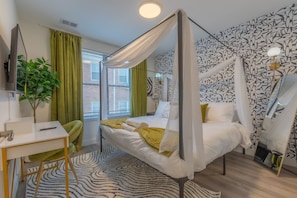 Fresh linens and towels every stay placed on each bed