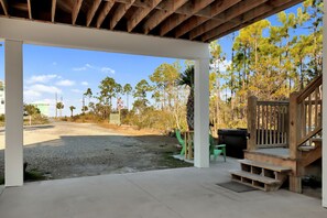 View of Gulf From Under House