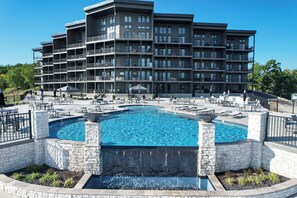 Complex Building & lakeside Infinity Pool!