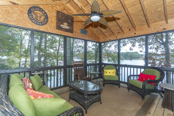 Lakeview screened in porch!