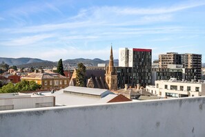 Blick von der Unterkunft