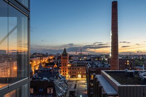 Udsigt fra balkon
