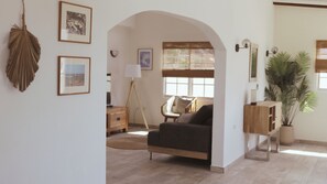 view into the living room