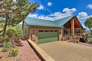 Cabin on the hilltop.