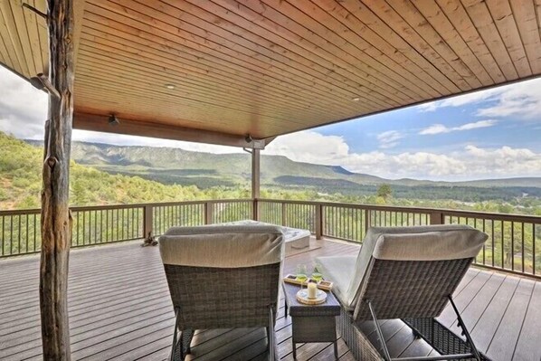 2,000 Sq Ft. Back Deck Under the Mogollon Rim.