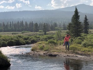 On our Beautiful River in the Rockies