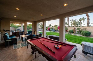 Patio Pool/Billiard table