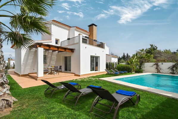 Terrace and pool