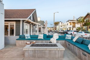 Gather around the firepit.
