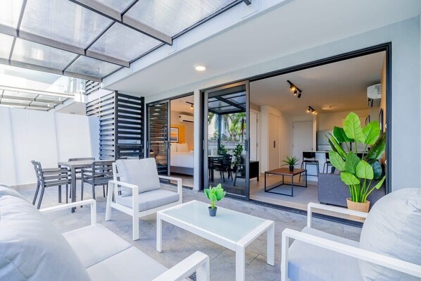 Modern terrace