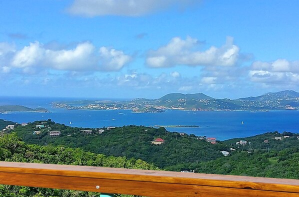View from the villa.