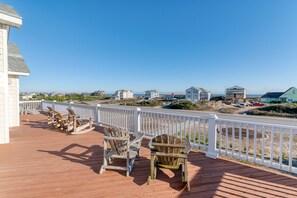 Top Level Deck with Ocean Views