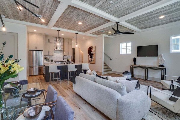 View of Kitchen from Living Area
