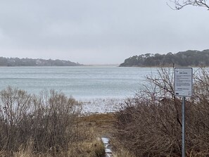 End of Barley Neck trail, access to Pleasant Bay