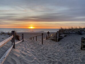 Nauset Beach sunrise, 2.5 miles from house 