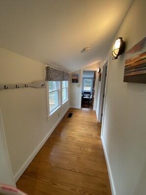 Hallway with local photos
