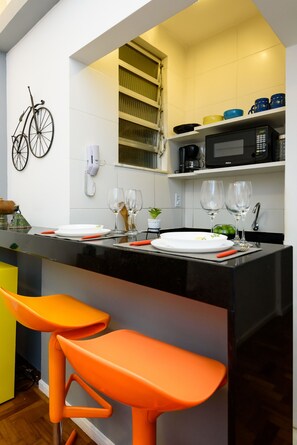 Kitchen countertop.