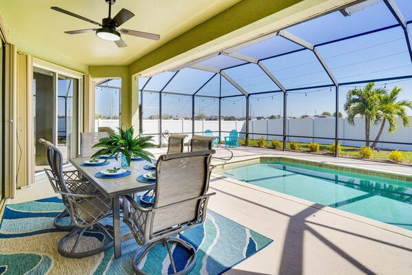 Cape Coral Vacation Rental | 3BR | 2BA | Step-Free Access | 2,051 Sq Ft