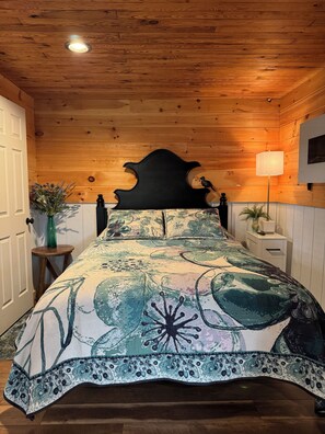 Adjustable queen size bed.