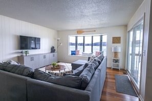 Main living room overlooking the lake!