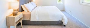 Queen Size Bed in One of the Three Upstairs Bedrooms