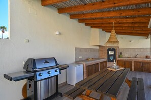 Outdoor dining area