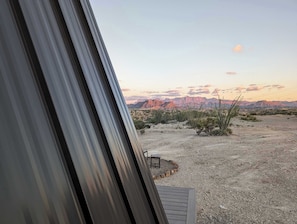 Exterior view ... magnificent Chisos Mountains. 