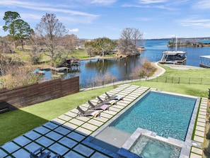 Heated Swimming Pool and Hot Tub