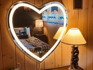 Romantic Master Bedroom with King Bed and Mtn Views